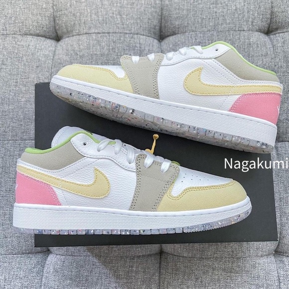 ๐ธ๐ผ Nike Air Jordan 1 low pastel colorblock - Picture 3 of 4